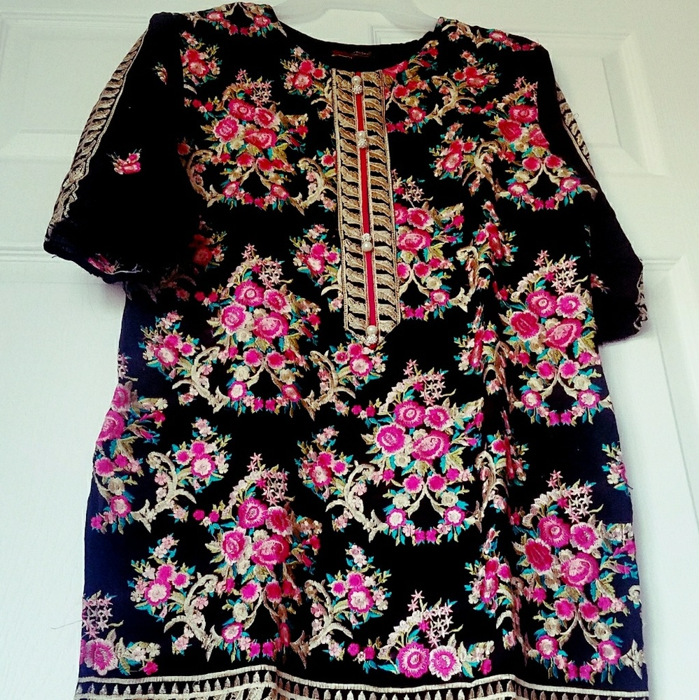 Pakistani designer needle creation kurti